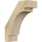 Ekena Millwork 6"W x 14"D x 18"H Merced Rough Sawn Knee Brace, Douglas Fir BRC06X14X18MRC00RDF - alternate 1